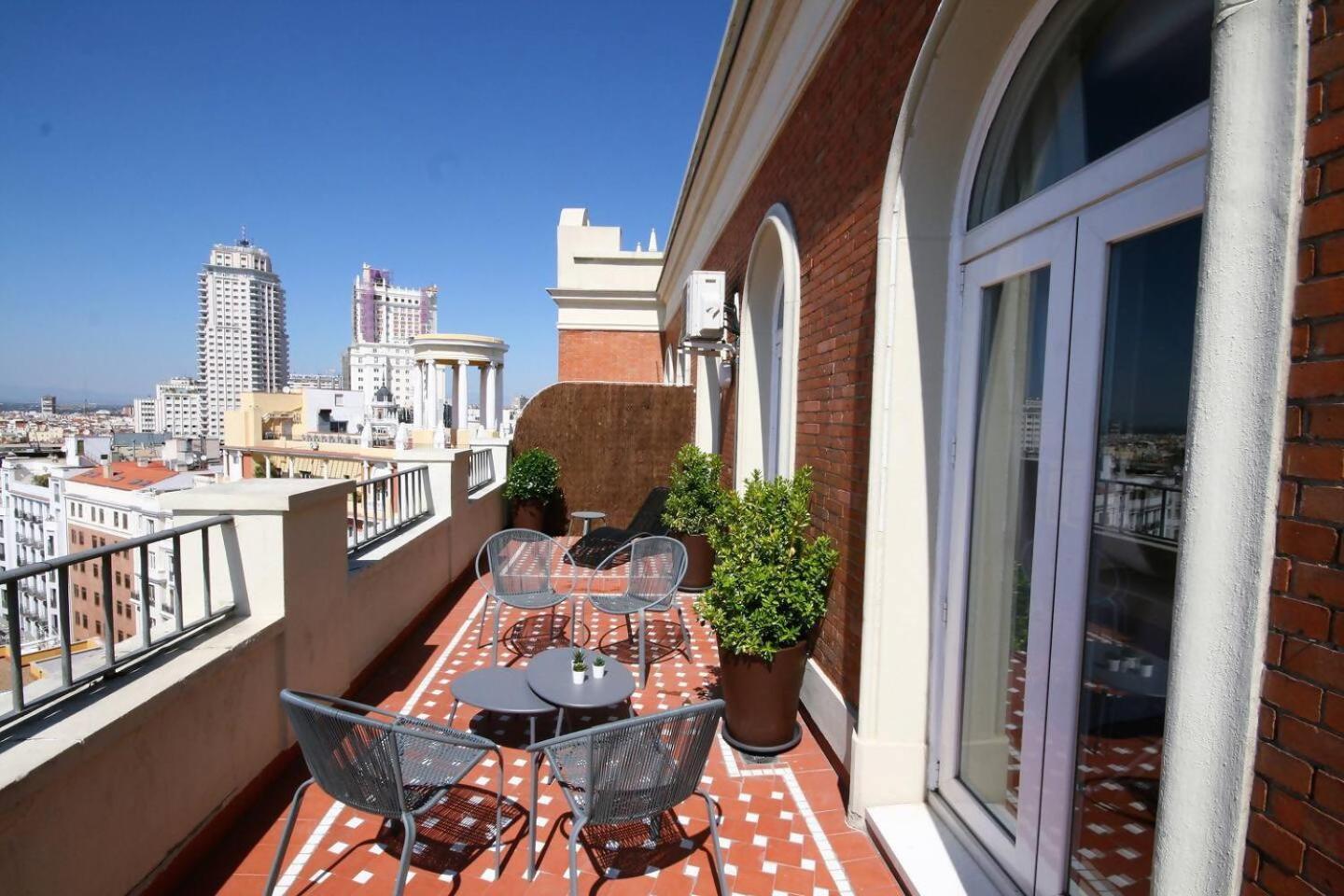 Atico En La Gran Via Con Terraza Al Palacio Real Μαδρίτη Εξωτερικό φωτογραφία